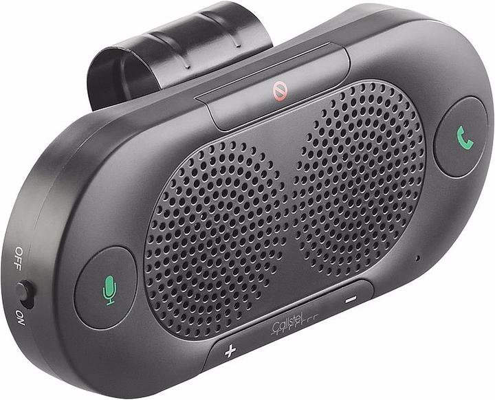 Image du produit Callstel Haut-parleur stéréo pour voiture avec Bluetooth (compatible avec Siri et Google) (18 h, Fonctionnement sur batterie)