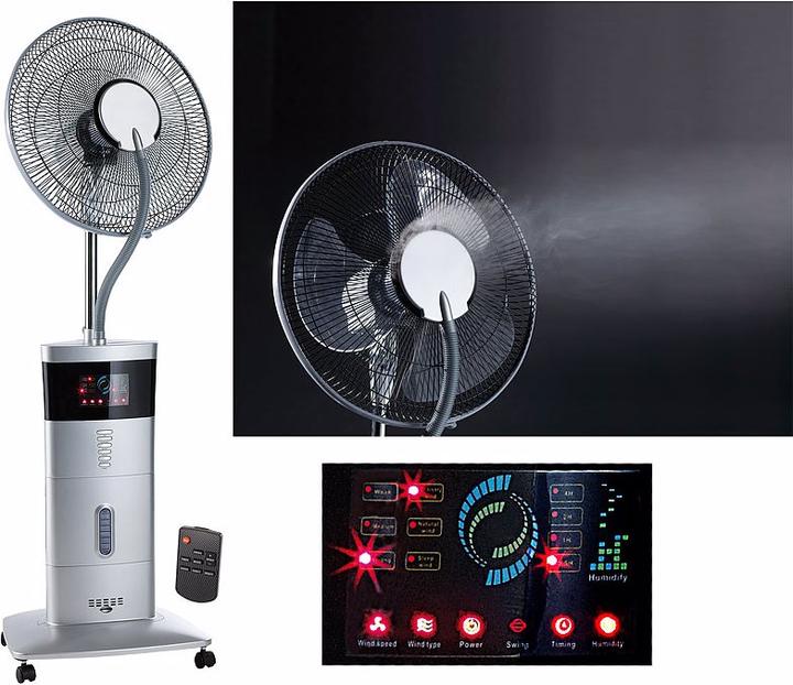 Image du produit Sichler Ventilateur de refroidissement avec brumisateur & ionisateur