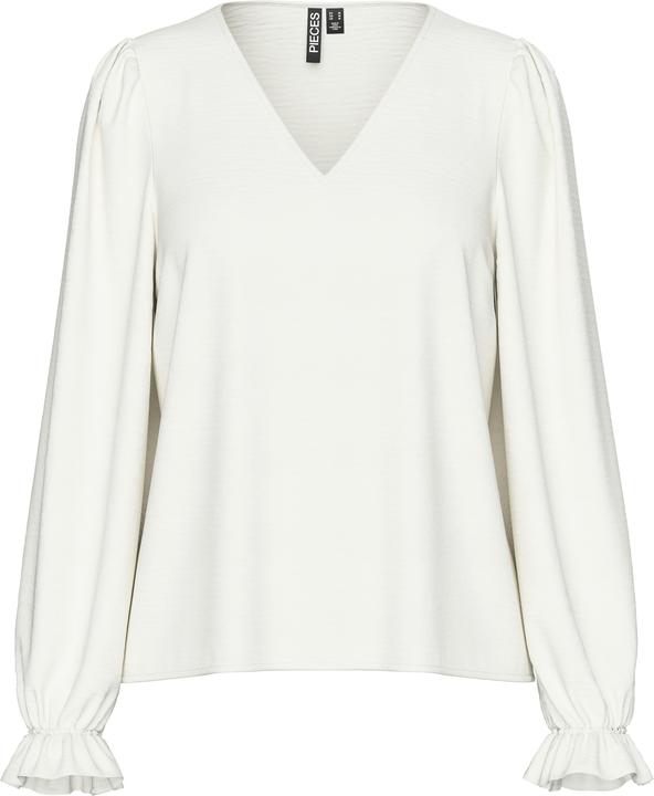 Pieces Pctiffany Ls V-Neck Top Noos Bc (S)