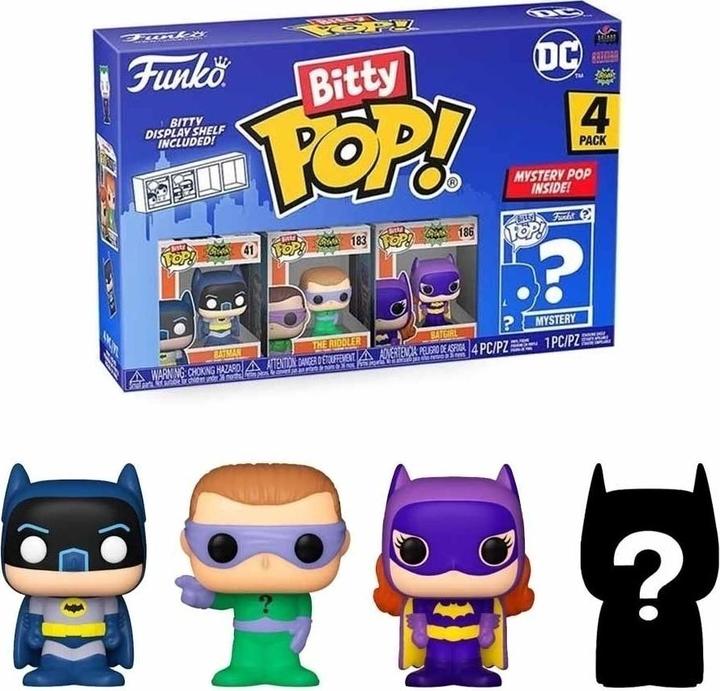 Actual product image Funko DC - Batman Adam West - Bitty POP! Vinyl Figuren 4er-Pack 2,5 cm
