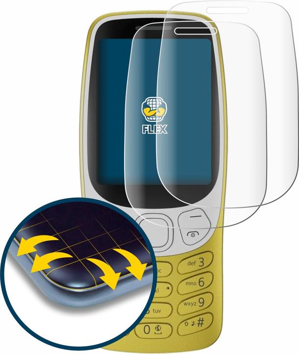 Actual product image BROTECT Full-Screen Protector (2 Piece, Nokia 3210)