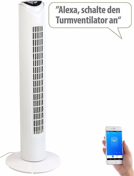 Immagine prodotto Sichler Ventilatore a torre con WLAN e app (54 dB)