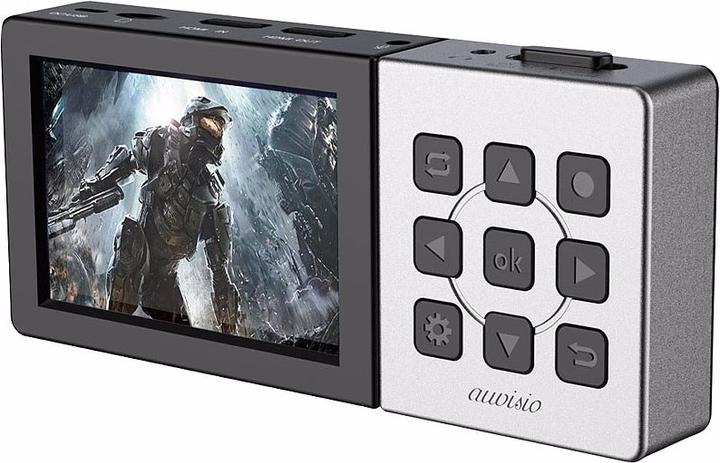 Actual product image Auvisio HDMI video recorder with color display