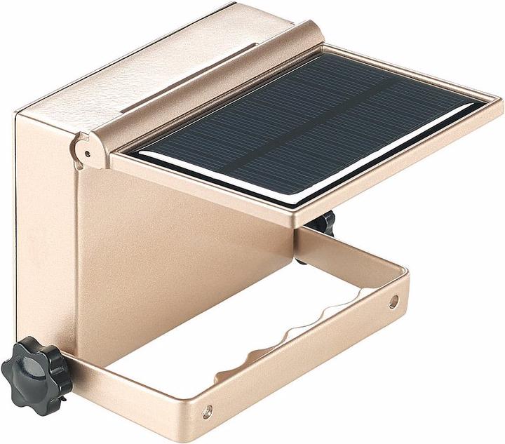 Produktbild KryoLights 2in1-LED-Fluter mit Powerbank und Solar-Panel (4000 mAh, 10 W, 14.80 Wh)