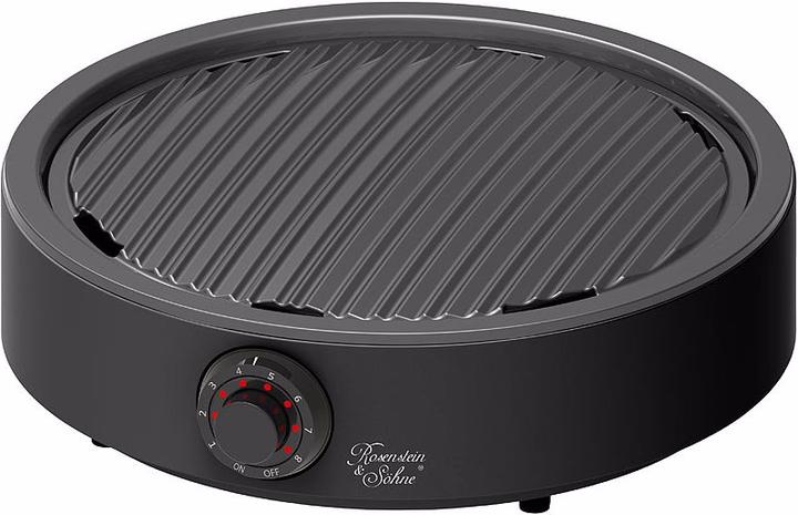 Produktbild Rosenstein & Söhne 2in1-Glaskeramik-Kochplatte & rauchfreier Infrarot-Tischgrill
