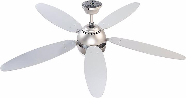 Produktbild Sichler Grosser Deckenventilator mit Holzflügeln und Licht (45 dB)