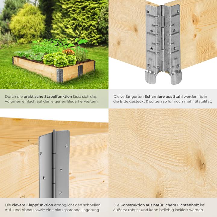 Image du produit tectake lit surélevé