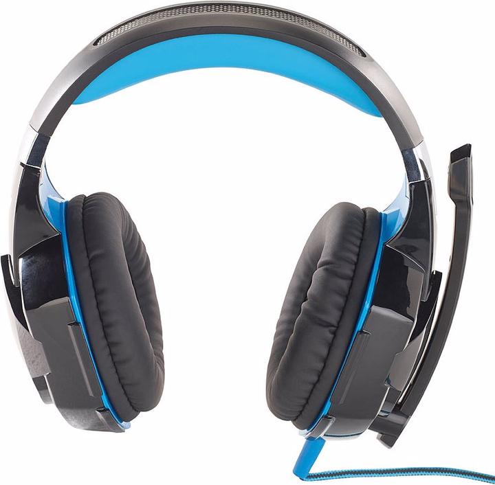 Image du produit Mod-it Casque de jeu éclairé avec télécommande par câble et commutateur de microphone (Filaire)