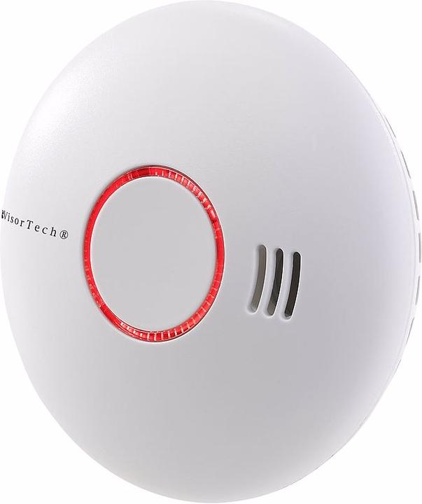 Produktbild VisorTech WLAN-Rauch- & Hitzemelder, weltweite App-Benachrichtigung