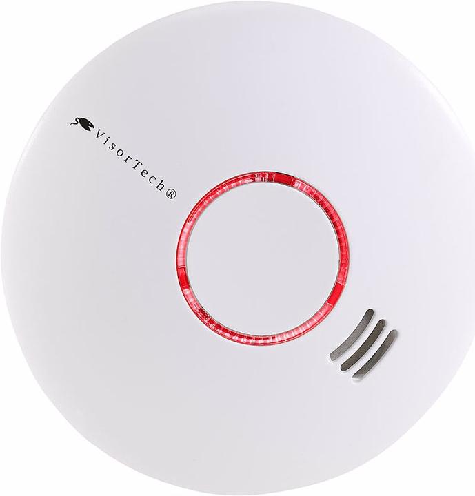 Produktbild VisorTech WLAN-Rauch- & Hitzemelder, weltweite App-Benachrichtigung