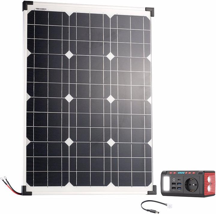 Produktbild Revolt Mini-Powerbank & Solar-Konverter inkl. Solarpanel