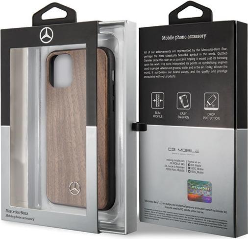 Produktbild Mercedes-Benz Hard Cover Walnut (Apple iPhone 11 Pro)