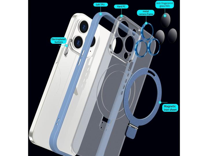 Actual product image Screenguard Magnetic Apple iPhone 14 Pro Case with MagSafe Kickstand (Apple iPhone 14 Pro)