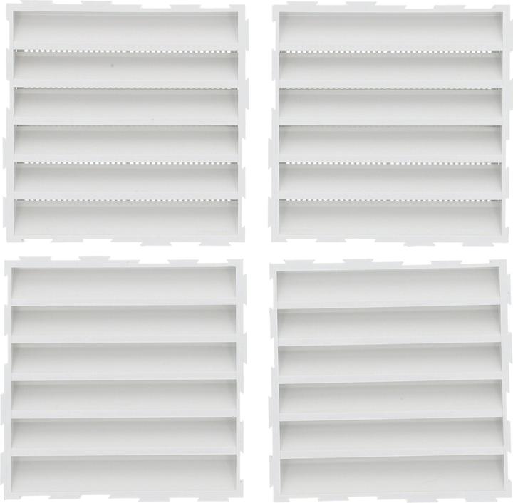 Image du produit Suprex Grille d'aération Modulaire avec moustiquaire, 4 pièces