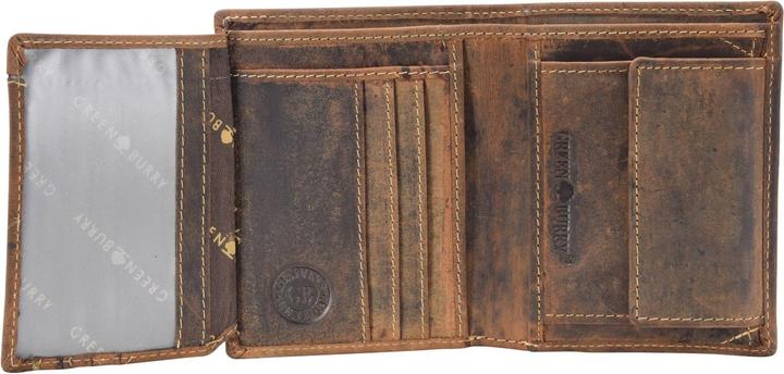 Immagine prodotto Greenburry Portafoglio vintage in pelle di cavallo 9,5 cm