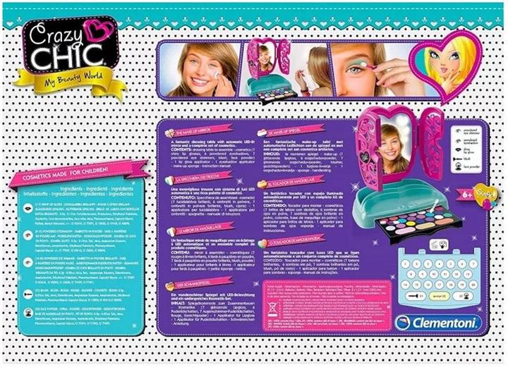 Image du produit Clementoni Miroir de maquillage Crazy Chic D/F/I
