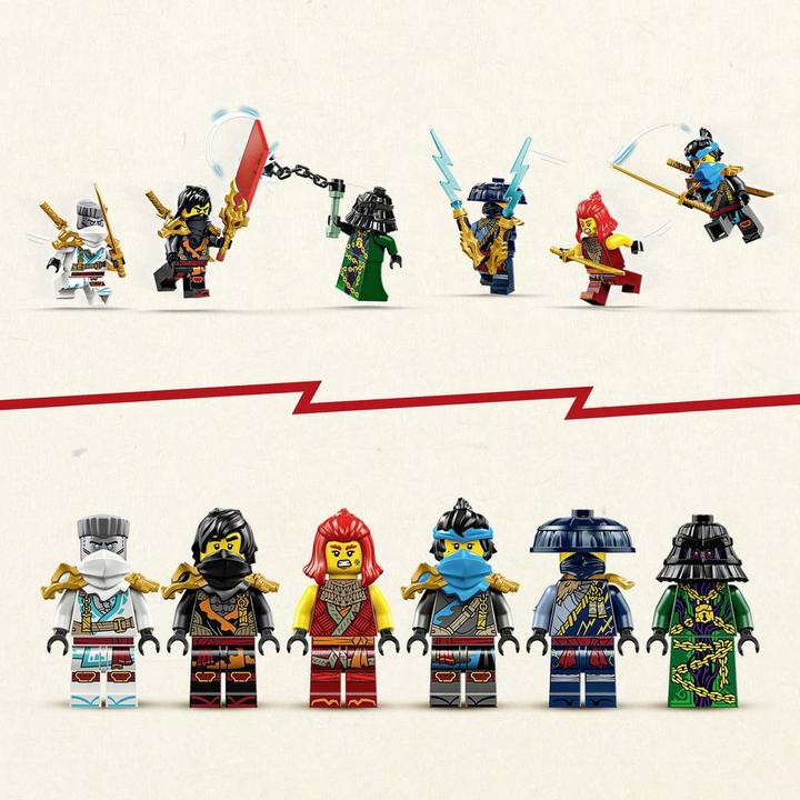 Actual product image LEGO 71848 ® NINJAGO Der Tempel-Flugsegler (71848, LEGO Ninjago)