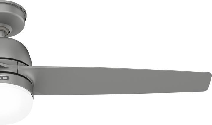 Actual product image Hunter Fans Outdoor Deckenventilator Seawave Silber mit Licht (45.70 dB)
