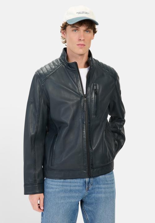 Immagine prodotto Camel Active Lederjacke mit Reissverschlusstaschen (52)