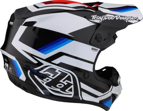 Actual product image Troy Lee Designs GP helmet, Apex, white/blue, S | 55-56cm (55 - 56 cm)