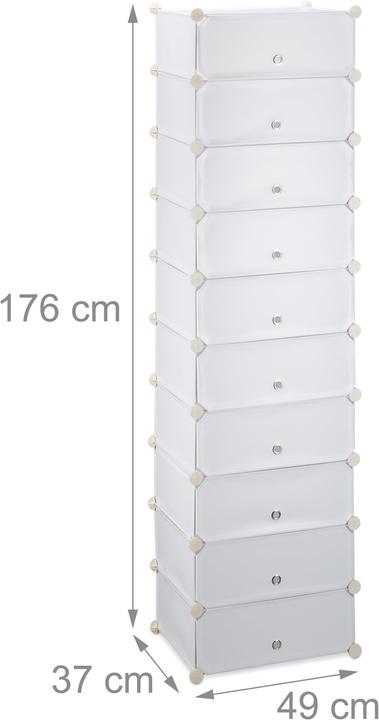 Image du produit Relaxdays Baylee (49 x 37 x 176 cm)