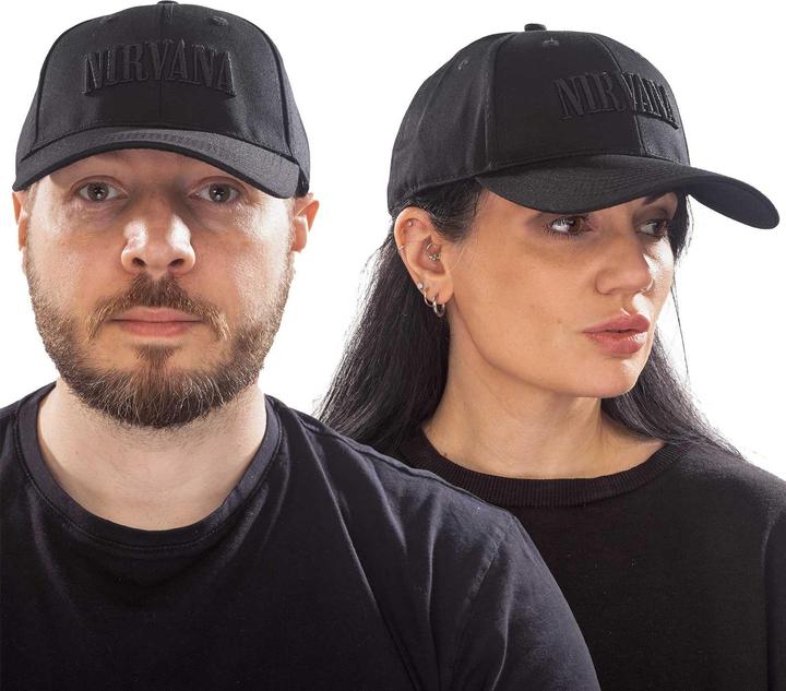 Actual product image Nirvana Text Logo Baseball Cap