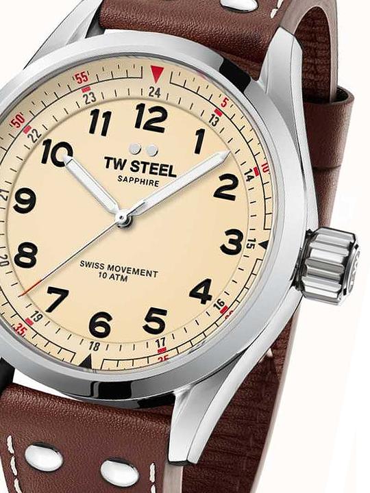 Immagine prodotto TW-Steel Acciaio SVS101 Volante Swiss Made 45mm (Orologio da polso analogico, 45 mm)