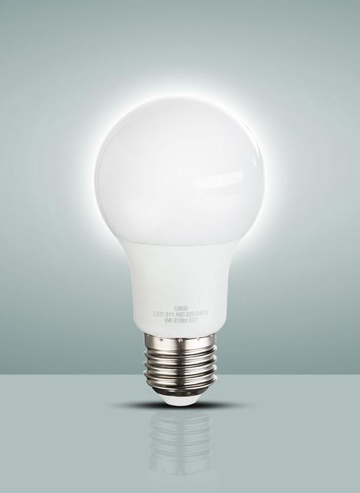 Actual product image Globo LED illuminant aluminum 1xE27 LED (E27, 9 W, 810 lm, 1 x, F)