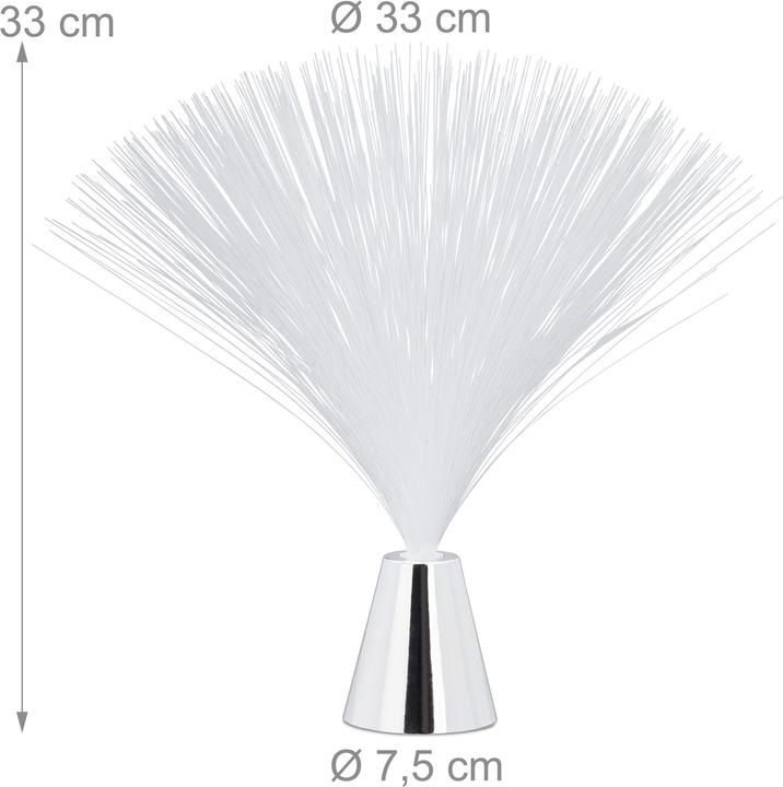 Produktbild Relaxdays Glasfaserlampe