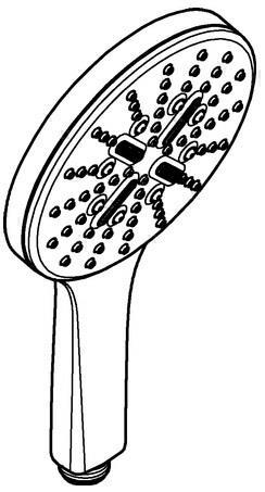 Produktbild Grohe Rainshower SmartActive 130 Handbrause (3 Strahlarten, 9.50 l/min)