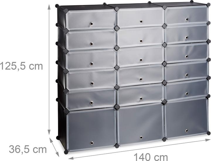 Image du produit Relaxdays Baylee (140 x 36.5 x 125.5 cm)
