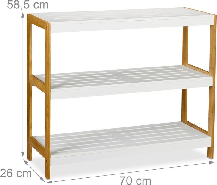 Productafbeelding Relaxdays Schoenenrek (70 x 26 x 58,5 cm)