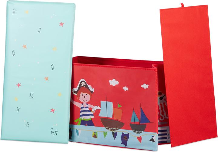Immagine prodotto Relaxdays Pouf contenitore per bambini