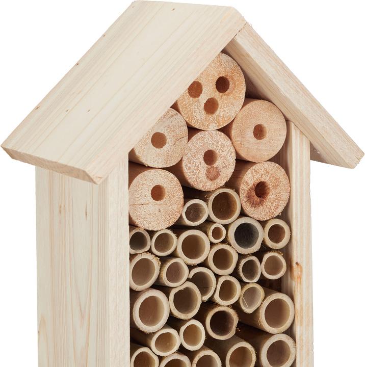 Immagine prodotto Relaxdays Casetta per insetti con paletto (Api, Coccinelle, Merletti)