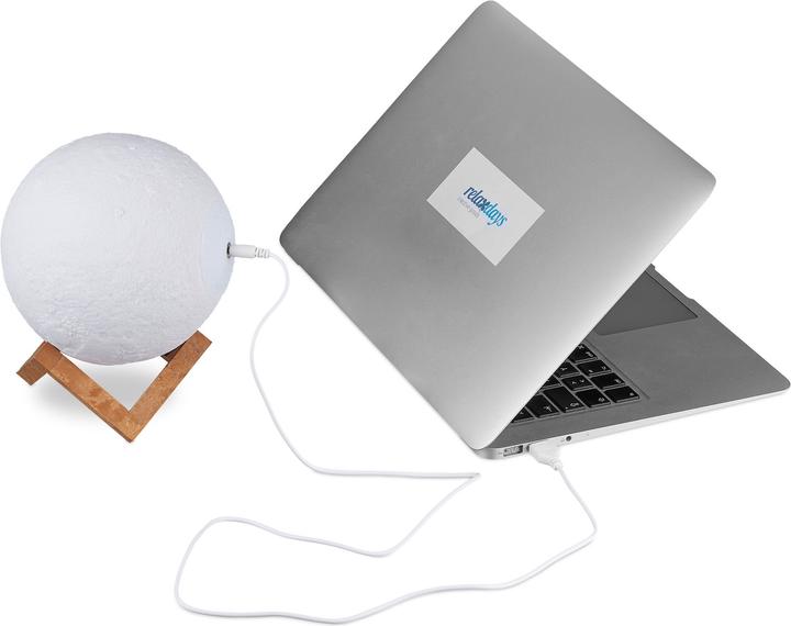 Actual product image Relaxdays Moon Lamp 3D