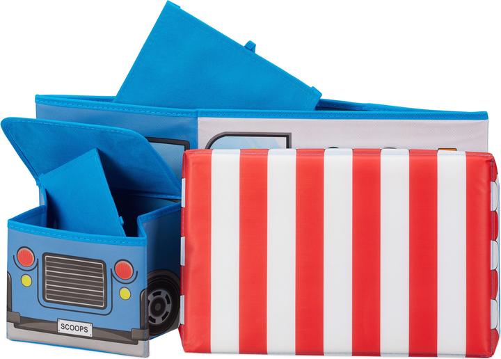 Actual product image Relaxdays Children's Storage Ottoman