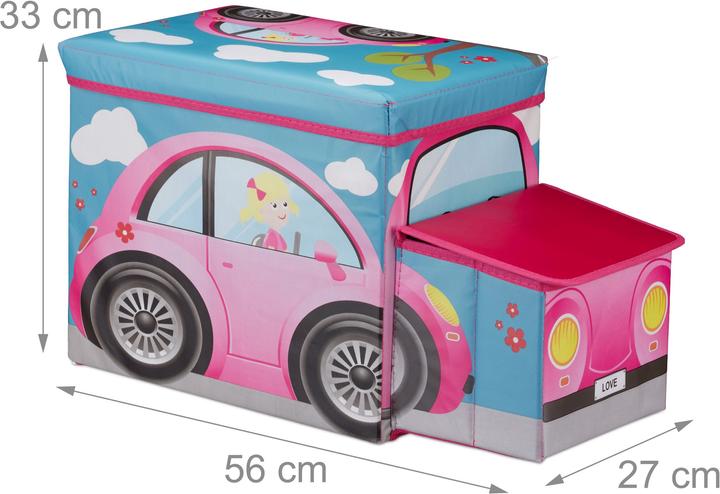 Actual product image Relaxdays Children's Storage Ottoman