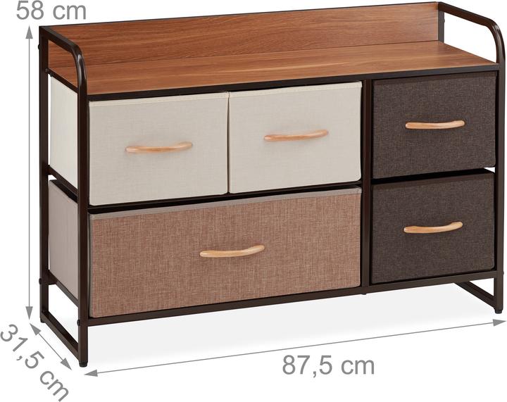 Productafbeelding Relaxdays Ladekast (87,5 x 31,5 x 58 cm)