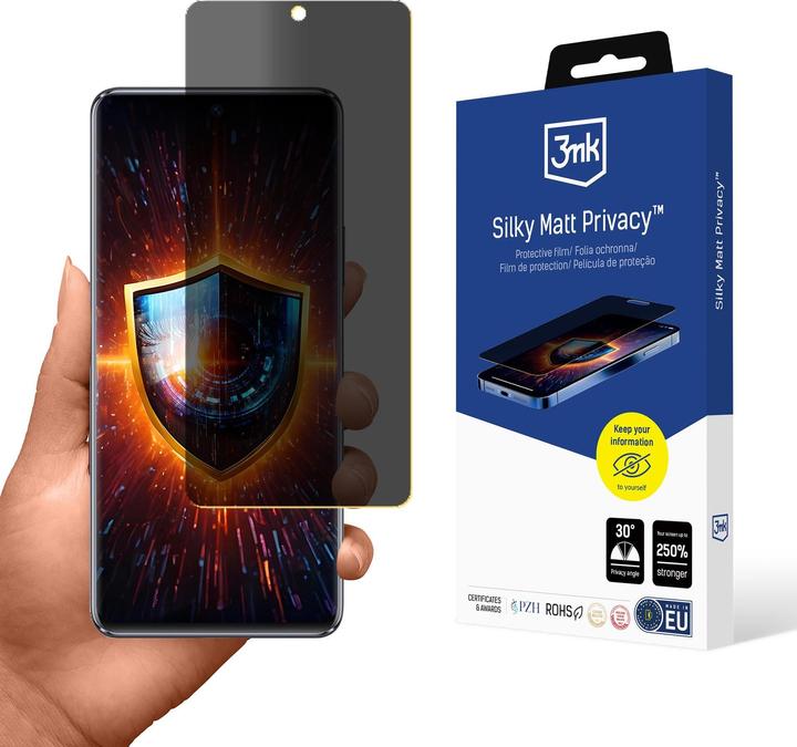 Actual product image 3MK Folia ochronna prywatyzujÄ ca matowa Silky Matt Privacy na Huawei Nova 9 SE