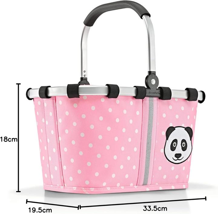 reisenthel Einkaufskorb Carrybag XS Kids Panda Dots Pink