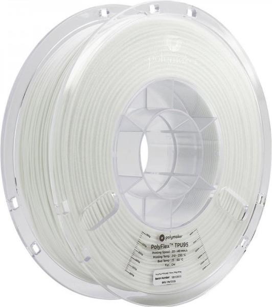 Immagine prodotto Polymaker Filamento PolyFlex 1612156 flex (TPU, 2.85 mm, 750 g, Bianco)