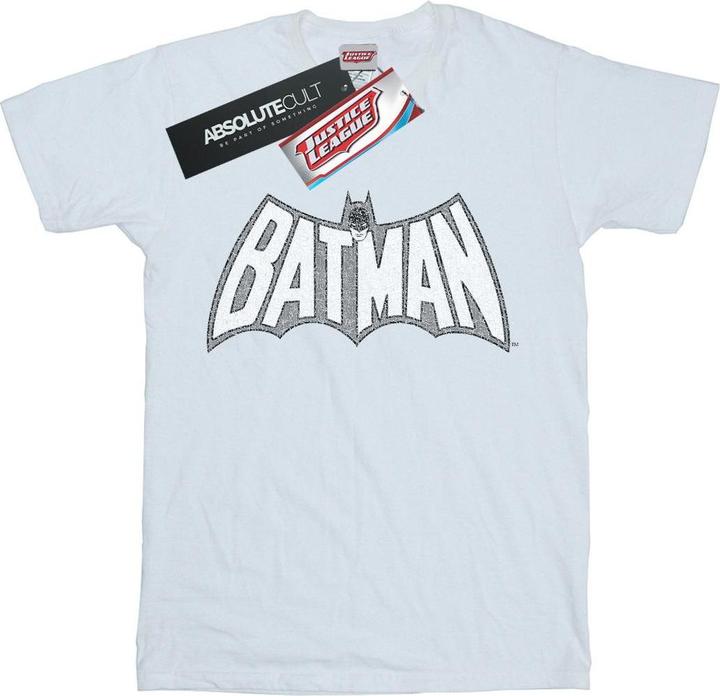 Batman Retro Crackle Logo TShirt (XL)