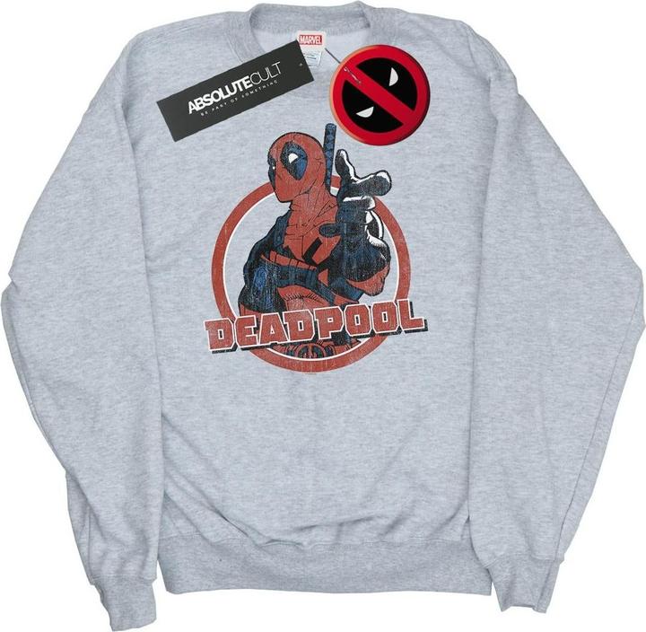 Deadpool Gun Finger Sweatshirt (S)