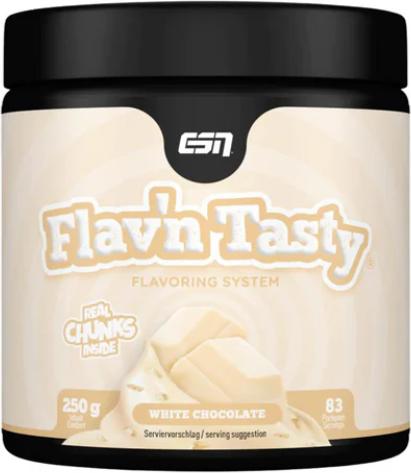 Produktbild ESN Flavn Tasty (Weisse Schokolade, Erdbeere, 1 Stk., 250 g)