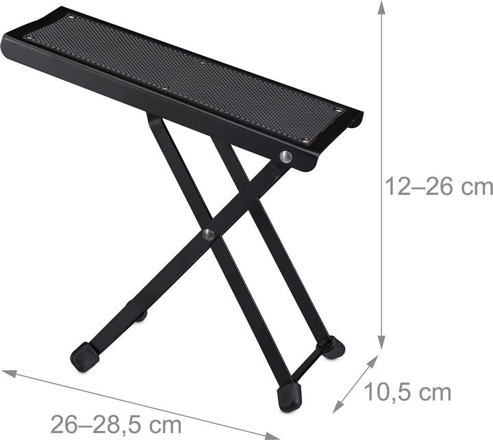 Immagine prodotto Relaxdays Poggiapiede, chitarra (Strumenti per il poggiapiedi)