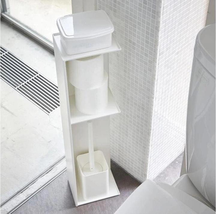 Immagine prodotto Yamazaki Porta rotolo di carta igienica con ripiano TOWER