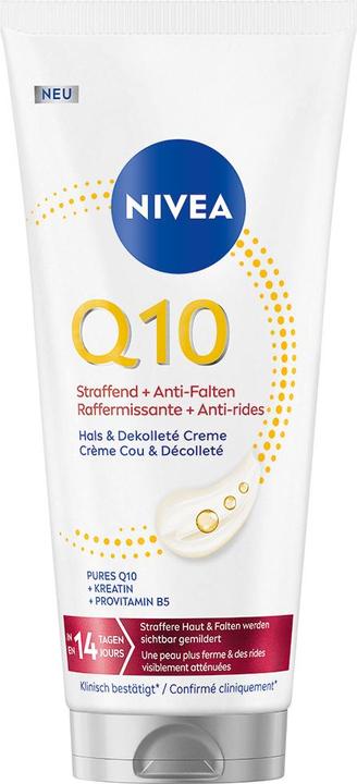 Produktbild NIVEA Q10 Straffend + Anti-Falten Hals & Dekolleté Creme (Körpercreme, 200 ml)