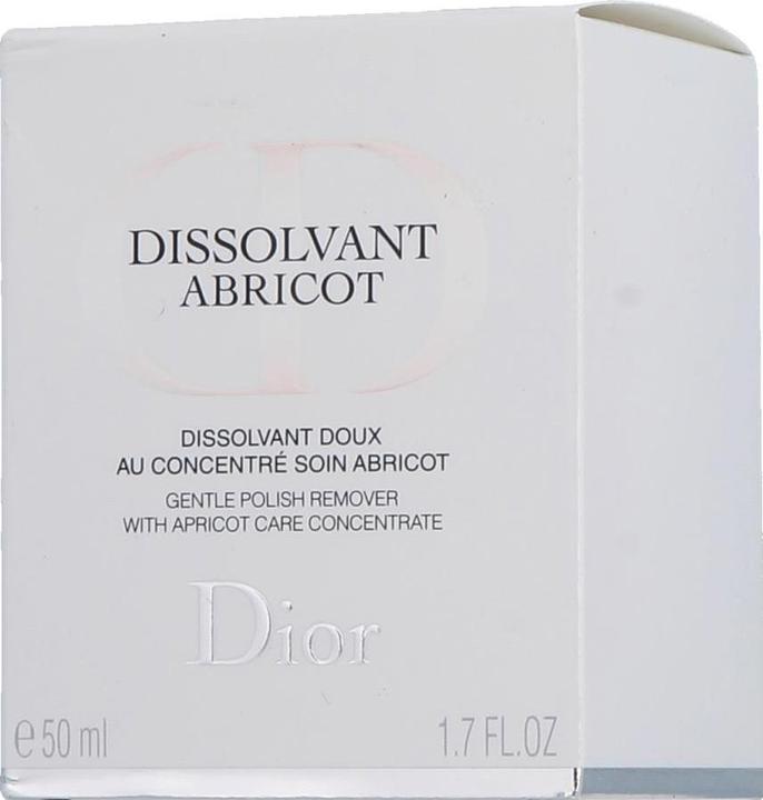 Actual product image Dior Dissolvant Abricot Gentle Polish Remover