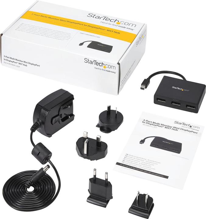 Produktbild StarTech MDP 1.2 TO DP MST HUB (Mini DP, 2 cm)