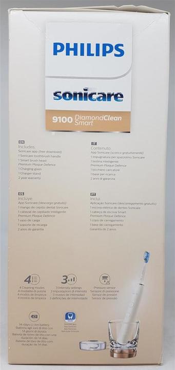 Actual product image Philips Sonicare HX9901/63 Sonicare Diamondclean Smart 9100 Electric Sonic Toothbrush, App, Rose Gold (Sonic toothbrush)
